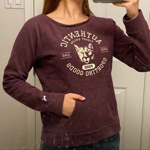 Puma Maroon Sweatshirt
